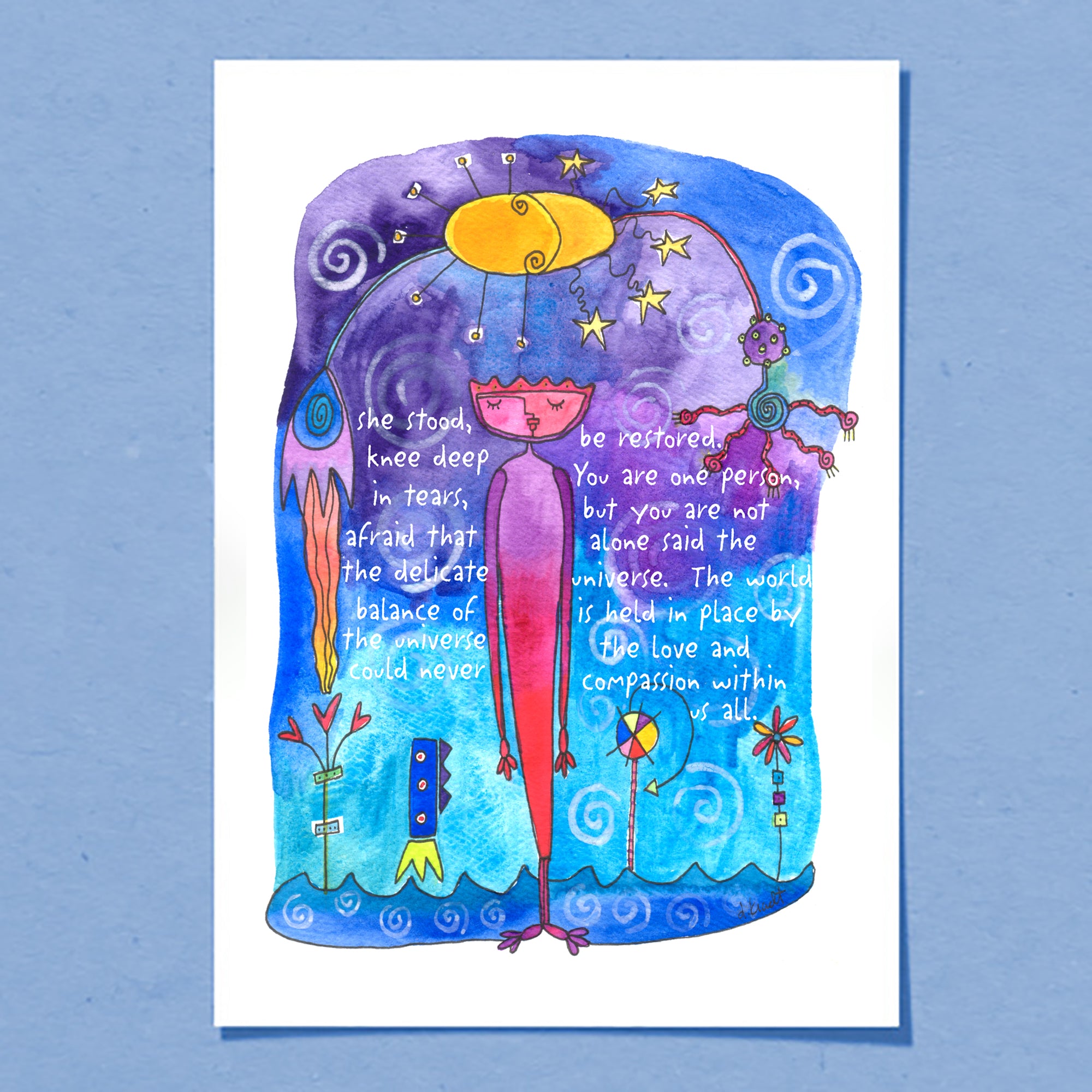 Knee Deep | Greeting Card