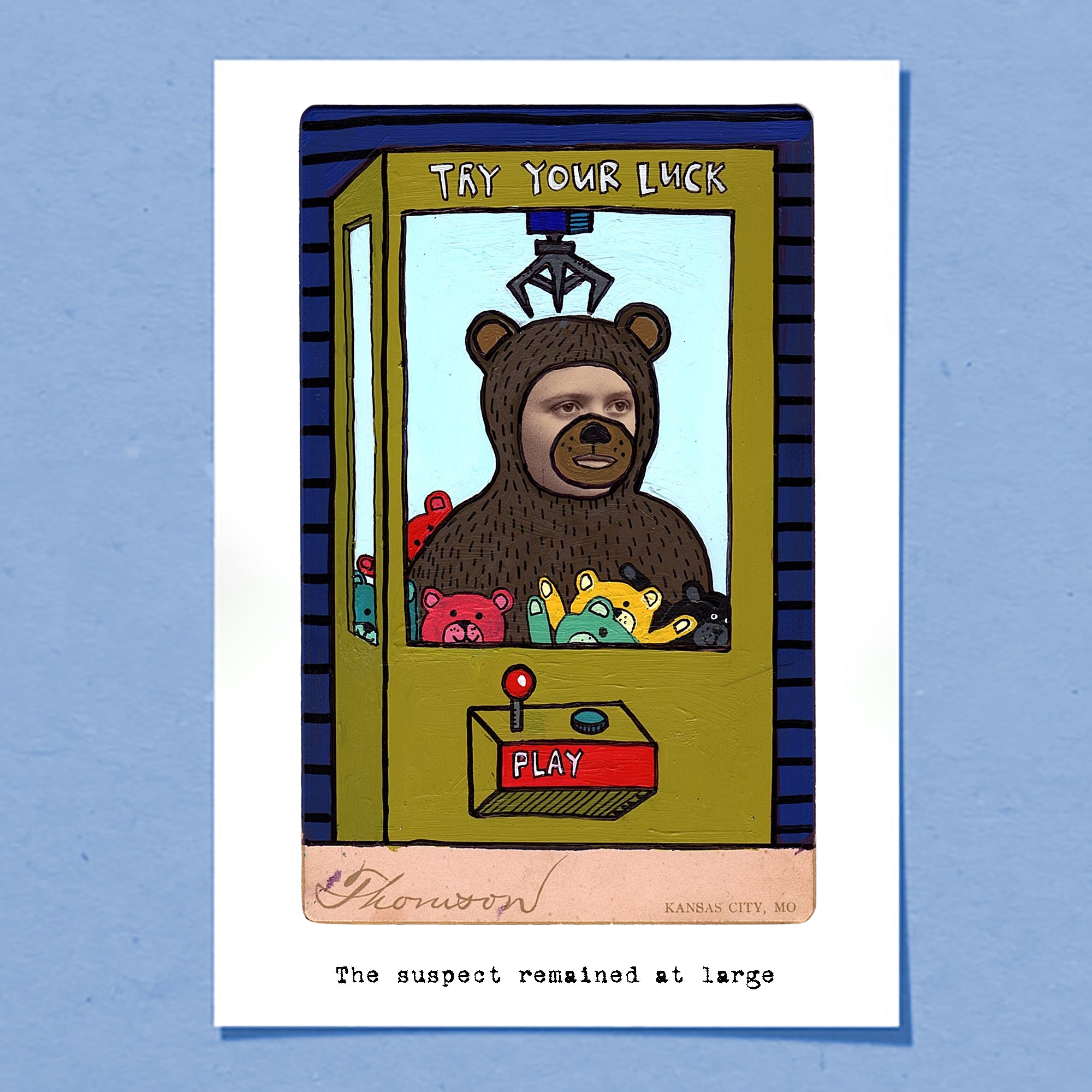 Suspect | Greeting Card